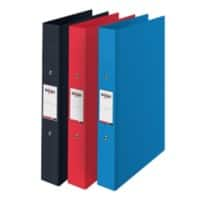 Rexel Choices Ring Binder 2 ring 25 mm 2115710 Polypropylene A4 Assorted Pack of 3