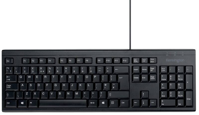 Kensington EQ Keyboard Wired QWERTY (GB) Without Bluetooth KB100