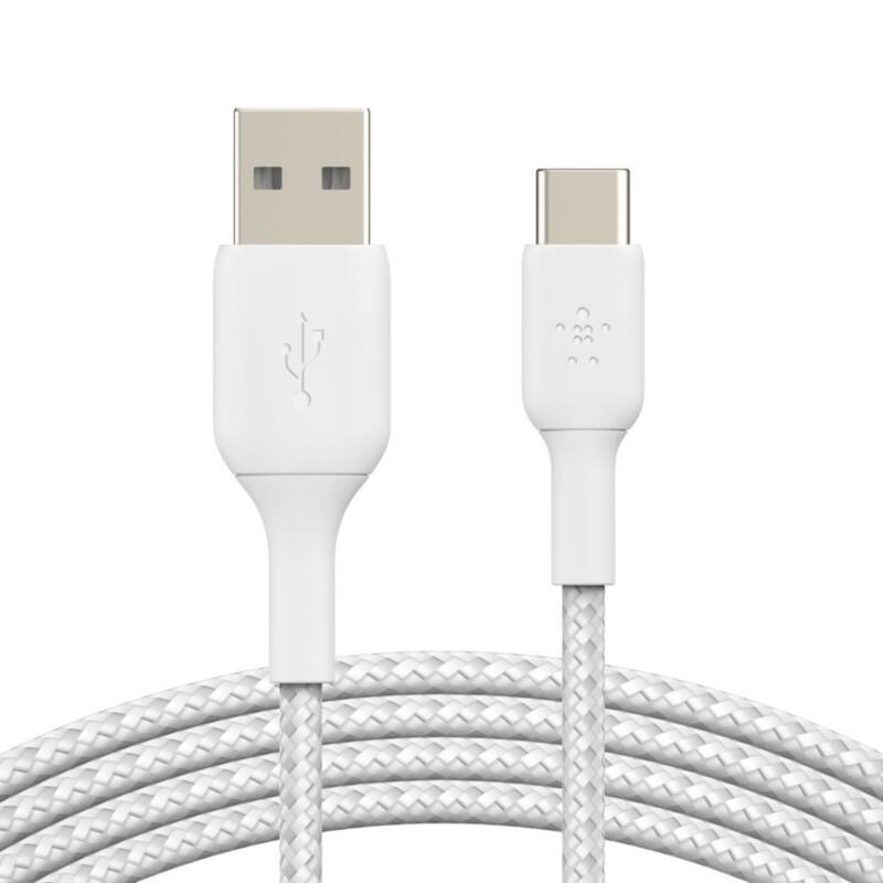 Belkin Charging Cable USB A Male USB-C Male 3 m White