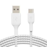 Belkin USB Cable USB A Male USB-C Male 3 m White