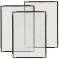 Securit Menu Holder Freestanding Rectangular 23 (W) x 0.3 (D) x 32 (H) cm Transparent