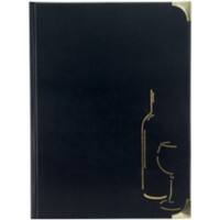 Securit Basic Menu Holder Freestanding Rectangular 23.5 (W) x 0.8 (D) x 31 (H) cm Black