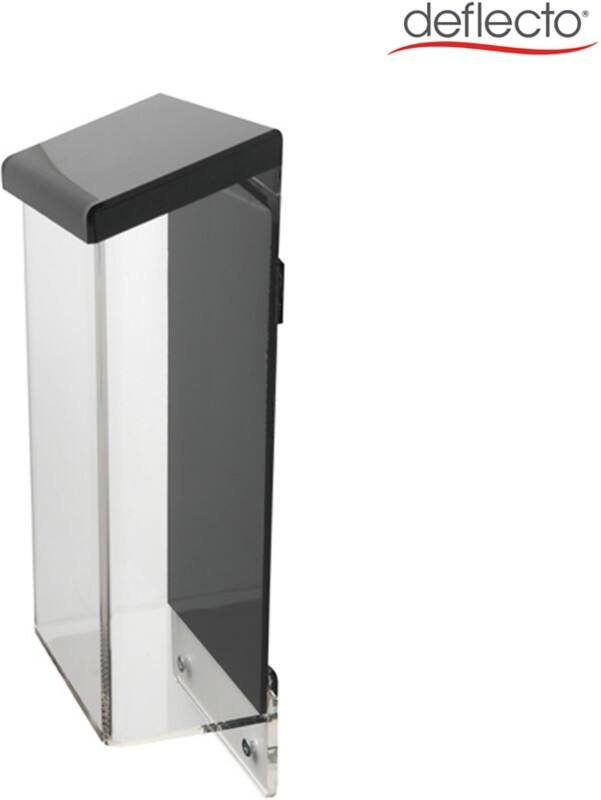 Deflecto DL Outdoor Literature Box Wall Mounted Transparent 790701 12.5 x 7.5 x 28.5 cm