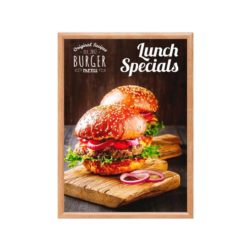 SHOWDOWN 50 x 70 cm Snap Frame Brown Aluminum KR50x70G25LB 53.1 (W) x 1.1 (D) x 73.1 (H) cm