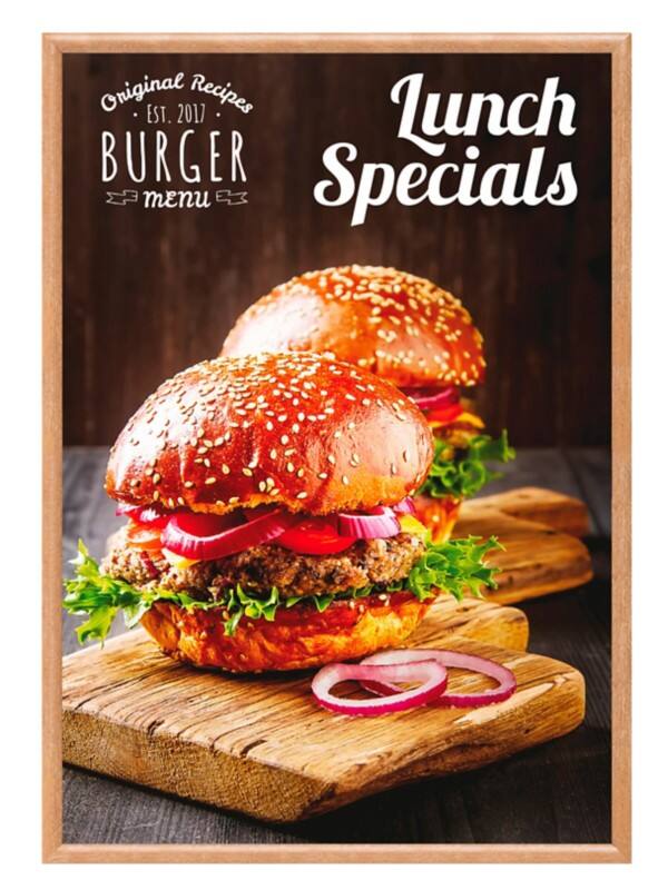 SHOWDOWN 70  x 100 cm Snap Frame Brown Aluminum KR70x100G25LB 73.1 (W) x 1.1 (D) x 103.1 (H) cm