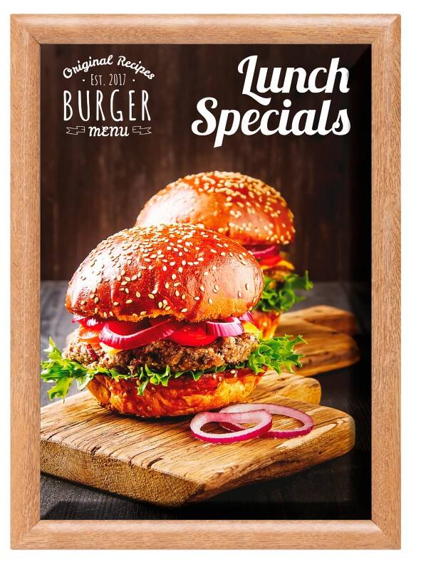 SHOWDOWN A3 Snap Frame Brown Aluminum KRA3G25LB 32.8 (W) x 1.1 (D) x 45.1 (H) cm