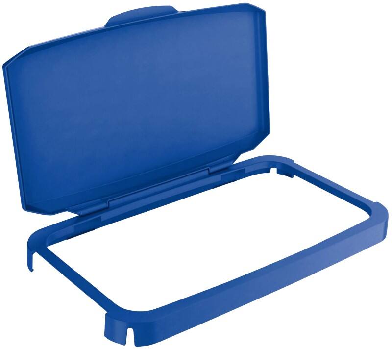 DURABLE DURABIN Hinged Lid 60 L Blue Rectangular PP (Polypropylene)