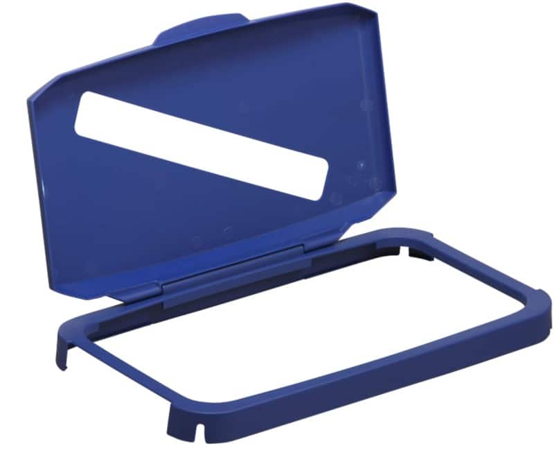 DURABLE DURABIN Hinged Lid 60 L Blue Rectangular PP (Polypropylene)