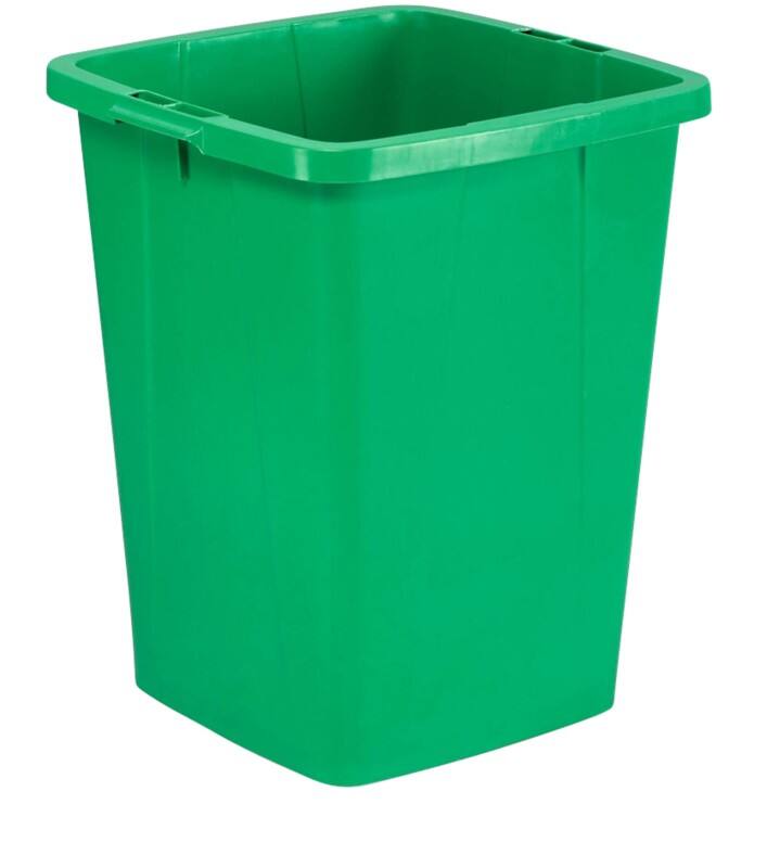 DURABLE DURABIN Waste Bin 90 L Green PP (Polypropylene) 1800474020 Square