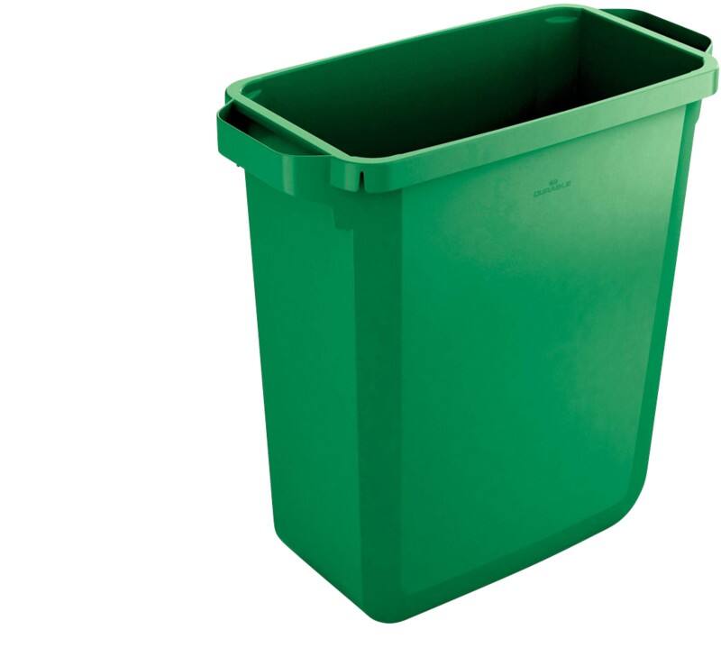 DURABLE DURABIN Waste Bin 60 L Green PP (Polypropylene) 1800496020 Rectangular