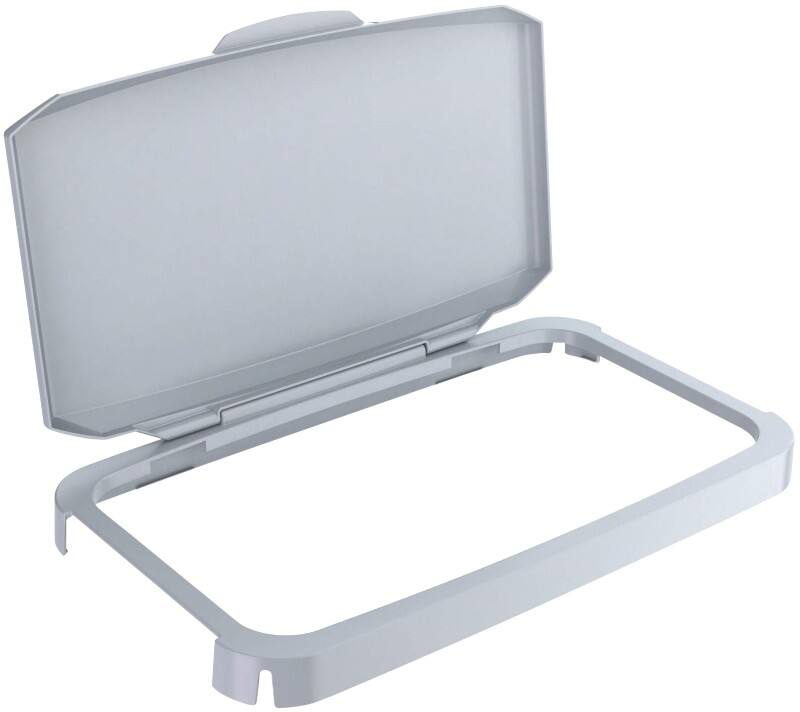 DURABLE DURABIN Hinged Lid 60 L Grey Rectangular PP (Polypropylene)
