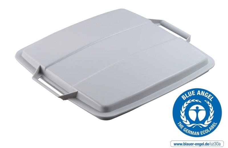 DURABLE DURABIN Bin Lid 90 L Grey Square PP (Polypropylene)