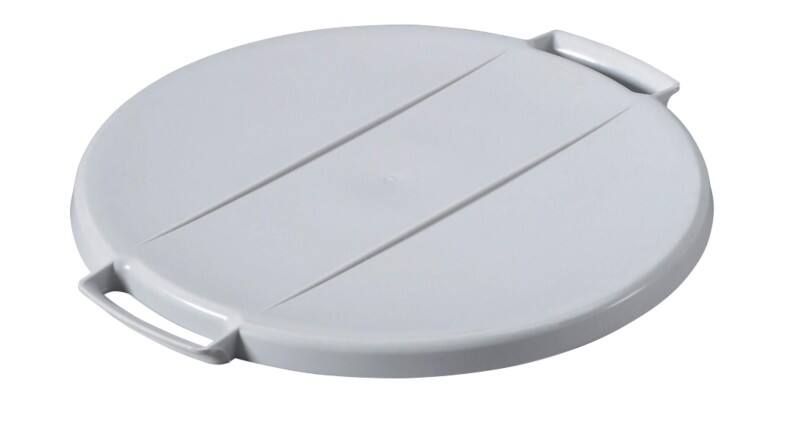 DURABLE DURABIN Bin Lid 40 L Grey Round PP (Polypropylene)