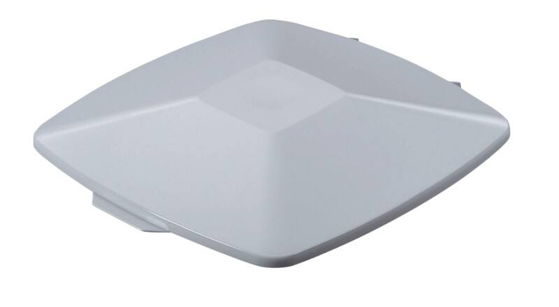 DURABLE DURABIN Hinged Lid 40 L Grey Square PP (Polypropylene)
