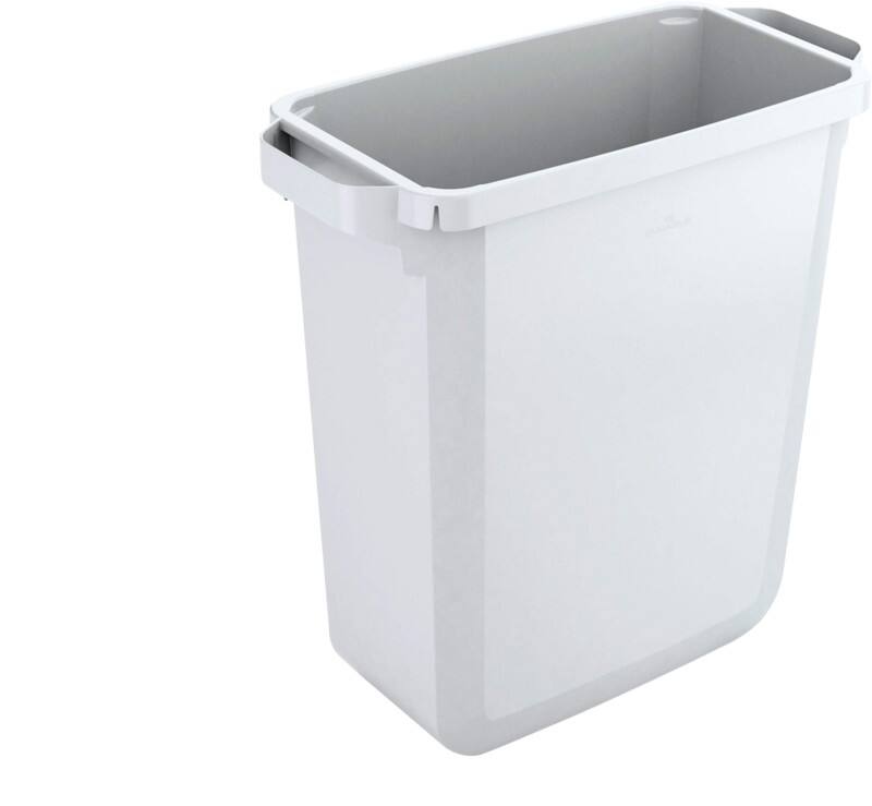 DURABLE DURABIN Waste Bin 60 L White PP (Polypropylene) 1800496010 Rectangular