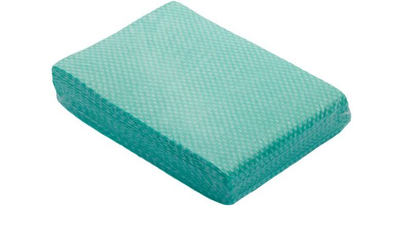 Cleaning Cloth Green 19.5 x 25 x 5 cm APW 03 G Pack of 50