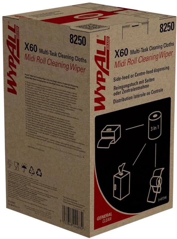 WYPALL General Clean  Cleaning Wipes Blue  8250 Pack of 235