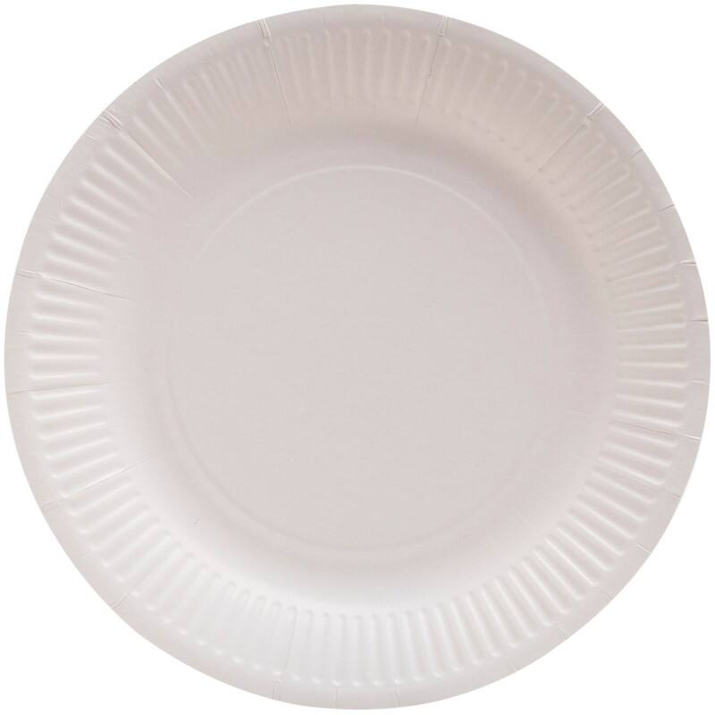 PROnappe Plate White 23 x 23 x 4.5 cm 50 Pieces 