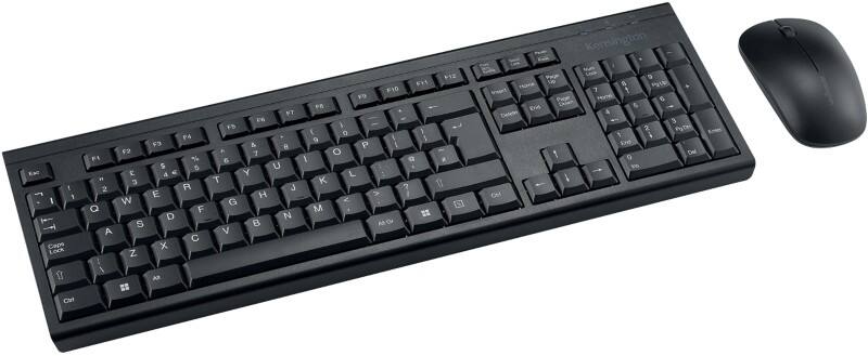 Kensington EQ Keyboard and Mouse Wireless QWERTY (GB) Black KM150