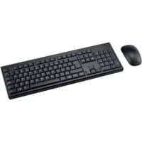Kensington EQ Keyboard and Mouse Wireless QWERTY (GB) Black KM150 2 Pieces 