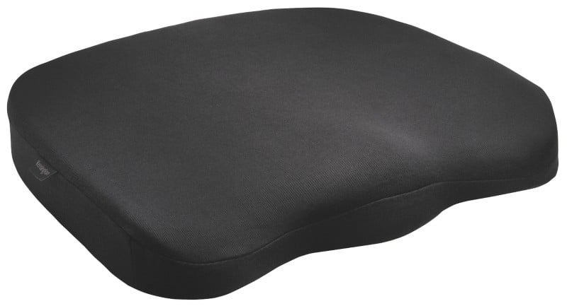 Kensington Ergonomic Seat Cushion K55805WW Memory Foam Washable 470 x 72 x 410 mm Black