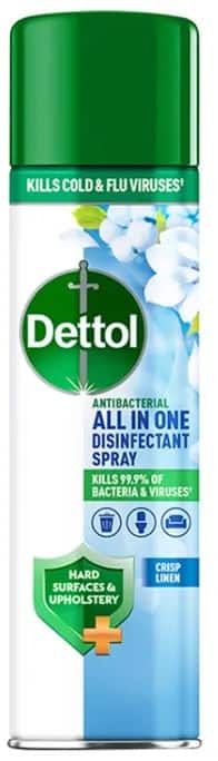 Dettol All-In-One Disinfectant Spray, Crisp Linen 300ml