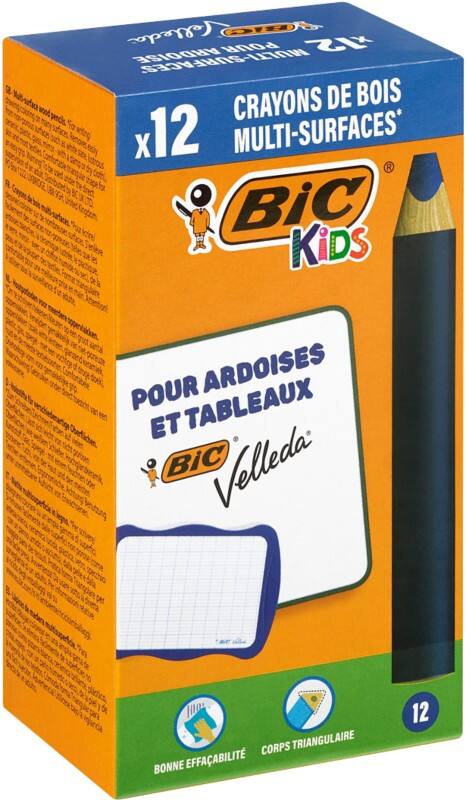 BIC Colouring Pencils Blue Pack of 12