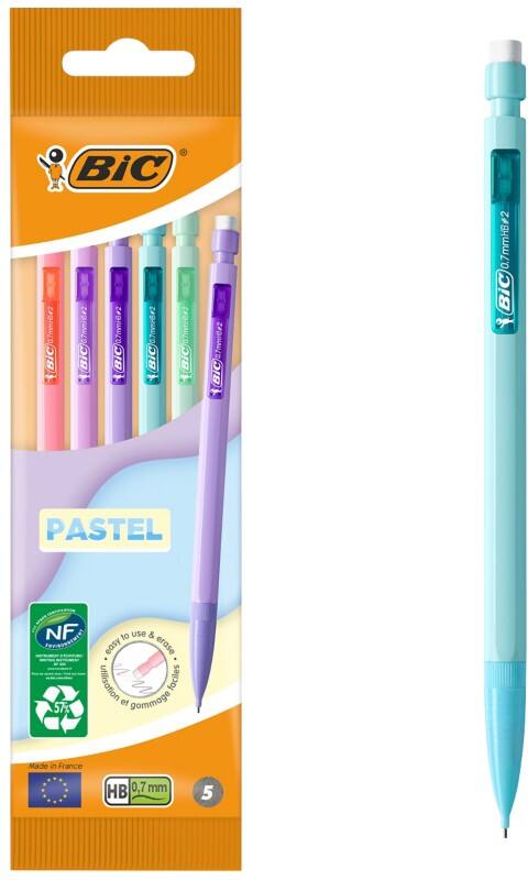 BIC Matic Mechanical Pencil HB Assorted Pack of 5