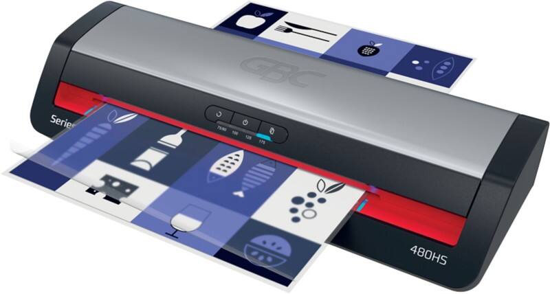 GBC 480HS Office A3 Laminator 4410072UK 800 mm / min. 1 min warm-up period to 2 x 175 (350) microns