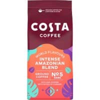 COSTA COFFEE Ground Coffee Bags Ground Intense Amazonian 5 Dark 200 g 