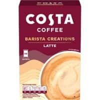 COSTA COFFEE Barista Creations Instant Coffee Sachets Latte 17 g Pack of 6