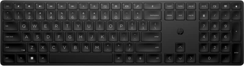 HP 455 Wireless QWERTY Keyboard - Black