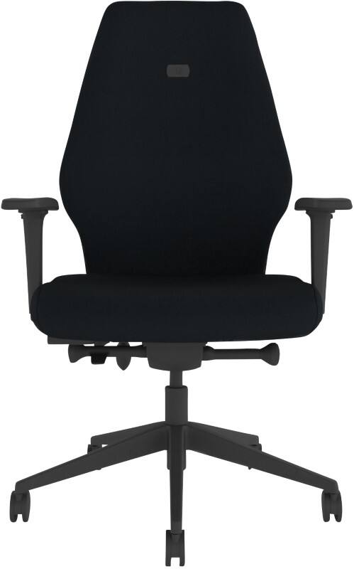 Energi-24 Activ Solo Office Chair Synchro Tilt 2D Armrest Black 150 kg SL102 500 x 470 mm