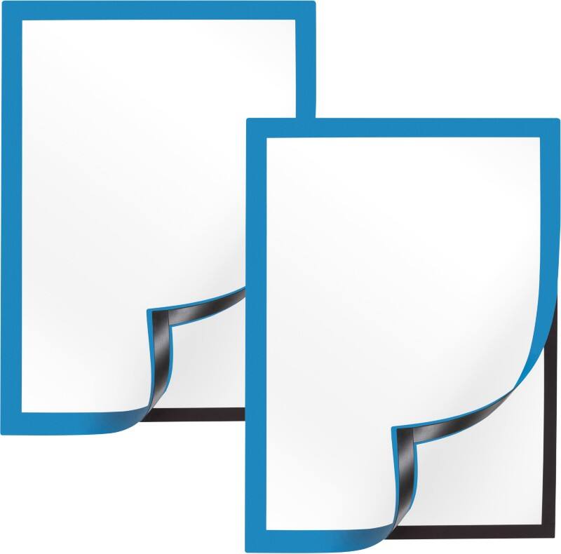 Viking A4 Display Frame Adhesive Dark Blue Plastic 1292064 23.4 (W) x 0.6 (D) x 32.6 (H) cm Pack of 2