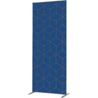 SHOWDOWN Deco Room Divider Aluminium Blue 870 x 870 x 450 mm