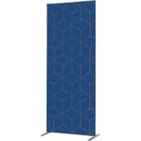 SHOWDOWN Deco Room Divider Aluminium Blue, Brown 1,020 x 450 x 2,020 mm