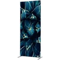 SHOWDOWN Deco Room Divider Aluminium Blue 870 x 450 x 2,020 mm