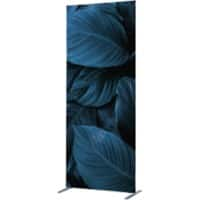 SHOWDOWN Deco Room Divider Aluminium Black 870 x 450 x 2,020 mm