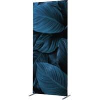 SHOWDOWN Deco Room Divider Aluminium Blue 1,020 x 450 x 2,020 mm