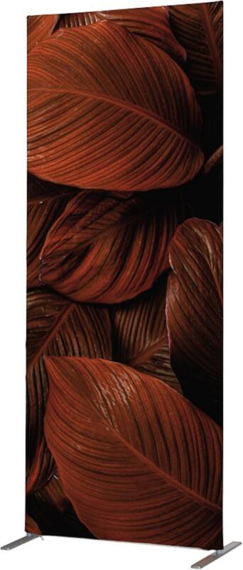 SHOWDOWN Deco Room Divider Aluminium Red 870 x 450 x 2,020 mm