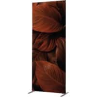 SHOWDOWN Deco Room Divider Aluminium Red 870 x 450 x 2,020 mm