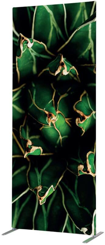 SHOWDOWN Deco Room Divider Aluminium Green 870 x 450 x 2,020 mm