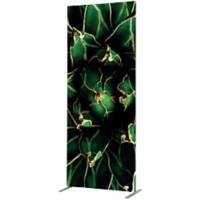 SHOWDOWN Deco Room Divider Aluminium Green 870 x 450 x 2,020 mm