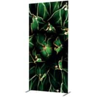 SHOWDOWN Deco Room Divider Aluminium Green 1,020 x 450 x 2,020 mm