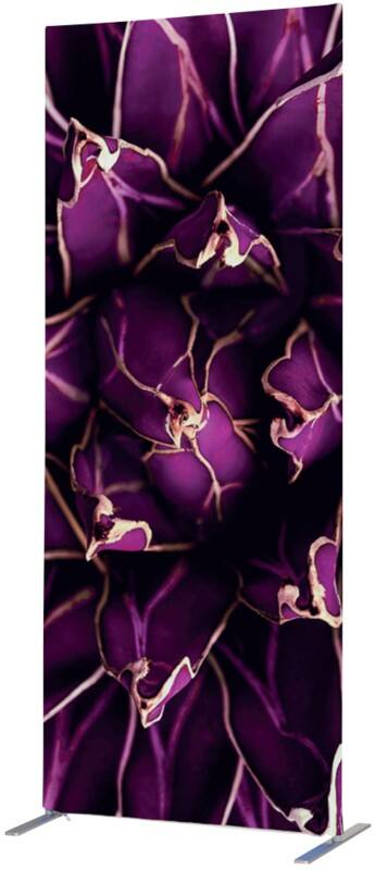 SHOWDOWN Deco Room Divider Aluminium Purple 870 x 450 x 2,020 mm