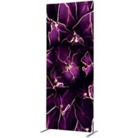 SHOWDOWN Deco Room Divider Aluminium Purple 870 x 450 x 2,020 mm