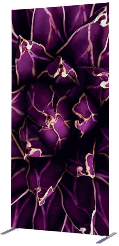 SHOWDOWN Deco Room Divider Aluminium Purple 1,020 x 450 x 2,020 mm