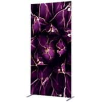 SHOWDOWN Deco Room Divider Aluminium Purple 1,020 x 1,020 x 2,020 mm