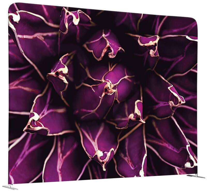 SHOWDOWN EU Room Divider Aluminium Purple 1,500 x 450 x 1,500 mm
