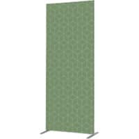 SHOWDOWN Deco Room Divider Aluminium Green 870 x 450 x 2,020 mm